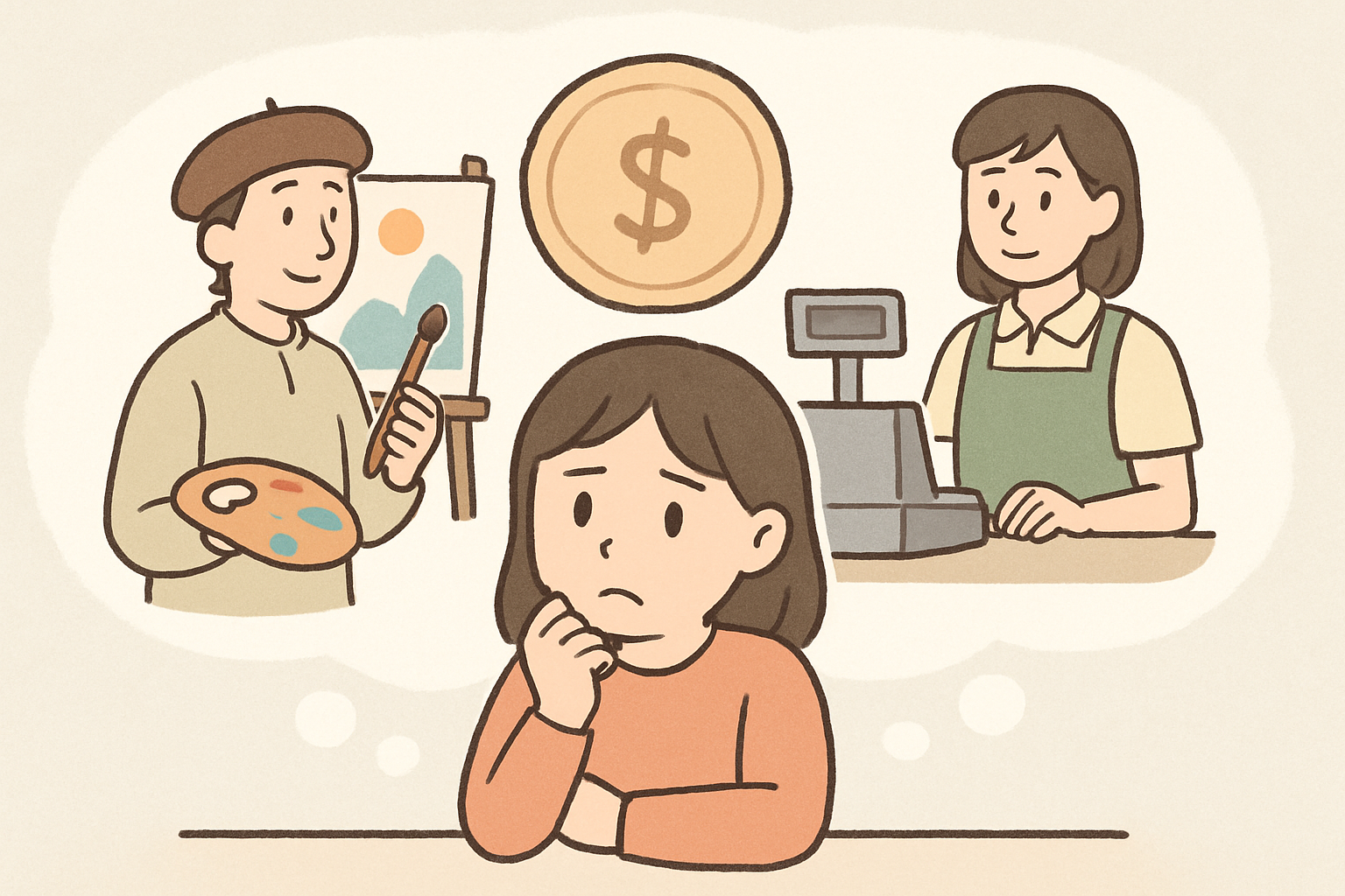 好きな仕事ならお金は少なくてもいい？子どもと考える3つの視点