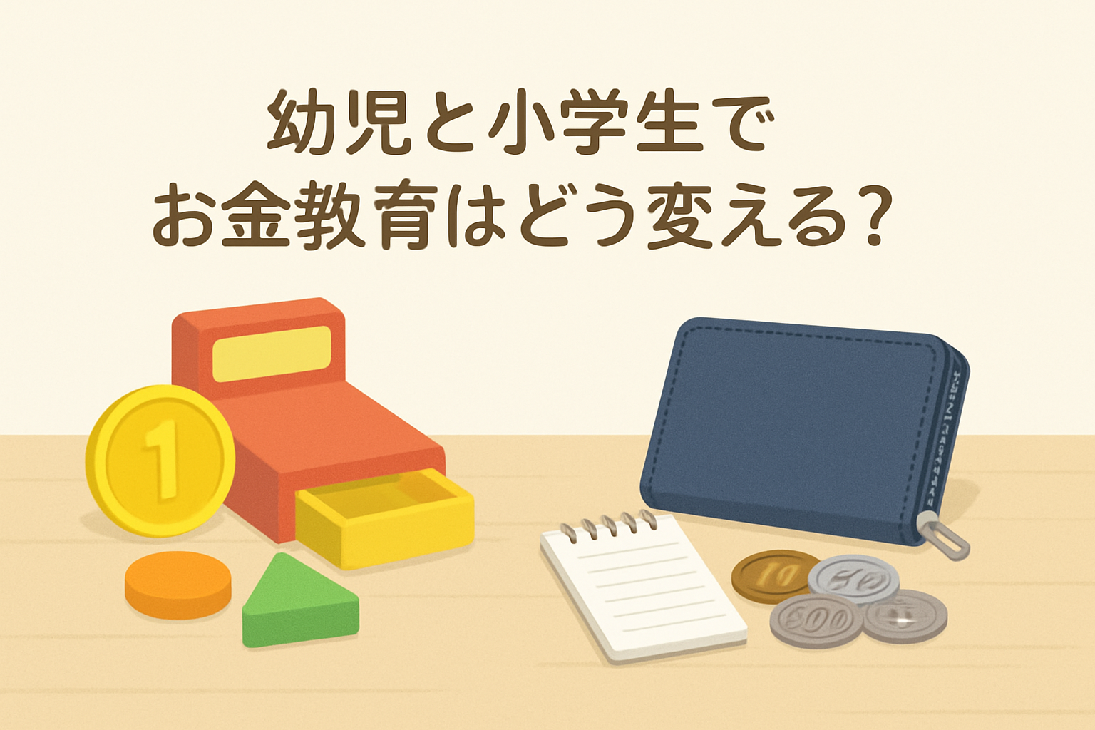 幼児と小学生でお金教育はどう変える？ わが家は「数える・選ぶ」から「計画して貯める」へ