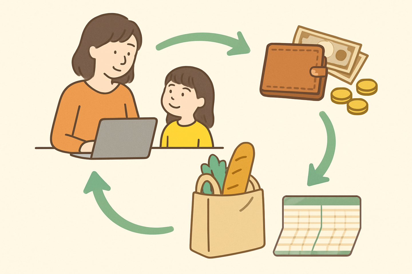 お金はどこから来るの？子どもにわかる「お給料・売上・報酬」の話